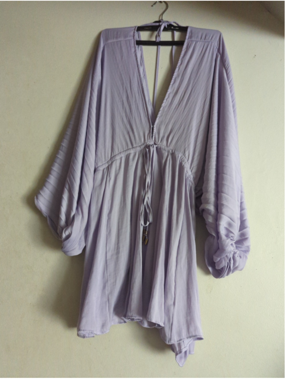 Free People Azel Mini Dress Size S Lavender 🪻 - Picture 4 of 10